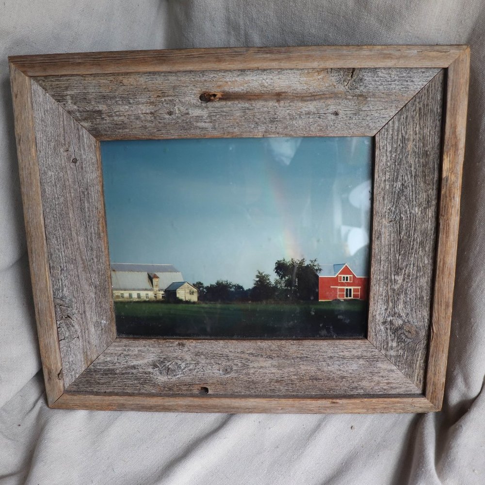 RUSTIC FARMHOUSE CHIC PICTURE FRAME